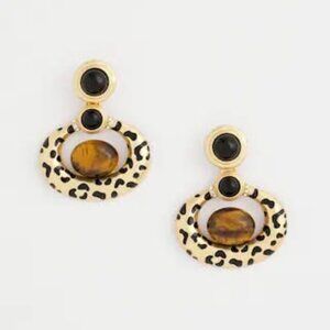 NWT CHICO'S Chico's Originals Animal Drop Earrings.